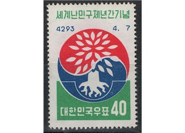 SOUTH KOREA 1960 World Refugee Year 1v MNH**