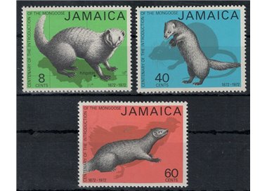 JAMAICA 1973 Fauna, manguste 3v MNH**