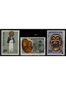 SOUTH KOREA 1967 Folklore (I) 3v MNH**