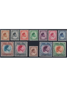 LIBYA 1952 Effigies of King Idris 12v MNH**