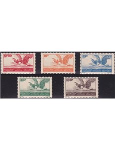 LIBANO 1946 Aironi e Monte Sannine 5v MNH**
