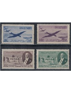 LEBANON 1950 Month of Emigrants, airmail 4v MNH**
