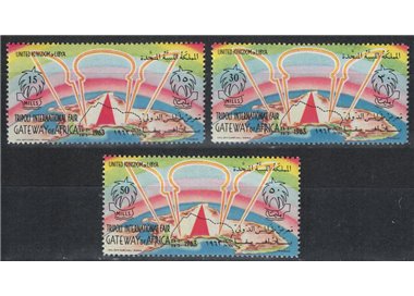 LIBIA 1963 Fiera di Tripoli 3v MNH**