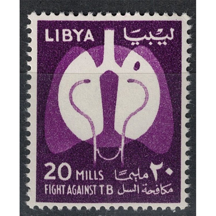 LIBIA 1964 Campagna antitubercolare MNH**
