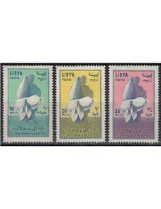 LIBIA 1964 Emancipazione della donna 3v MNH**