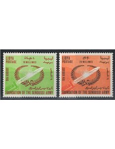 LIBYA 1964 Army Day 2v MNH**