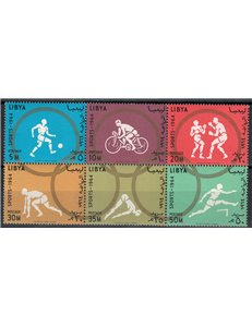 LIBIA 1964 Olimpiadi di Tokyo 6v MNH**