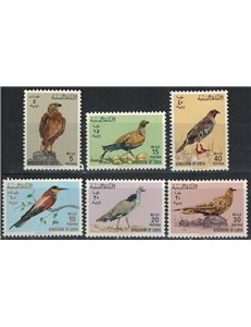 LIBIA 1965 Uccelli, soggetti e formati diversi 6v MNH**