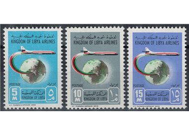 LIBIA 1965 Linee aeree 3v MNH**