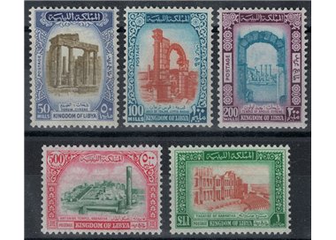 LIBYA 1965 Roman monuments 5v MNH**