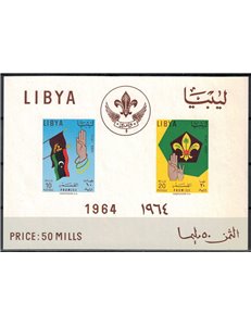 LIBIA 1964 Giuramento degli Scouts BF MNH**