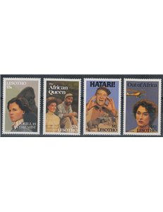 LESOTHO 1991 Film su temi africani (I) 4v MNH**
