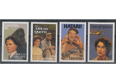 LESOTHO 1991 Films on African themes (I) 4v MNH**