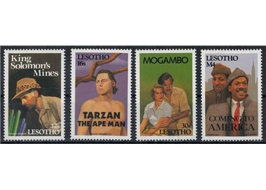 LESOTHO 1991 Films on African themes (II) 4v MNH**