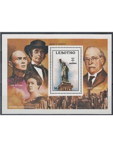 LESOTHO 1986 Statua della Libertà BF MNH**