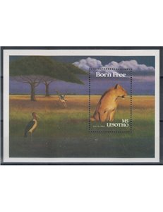 LESOTHO 1991 Film on African themes s/s MNH**