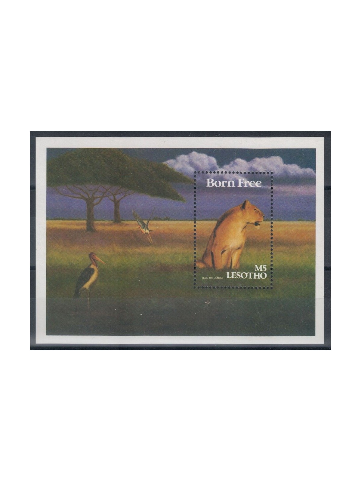 LESOTHO 1991 Film on African themes s/s MNH**