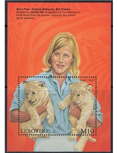 LESOTHO 1998 Film su temi africani BF MNH**