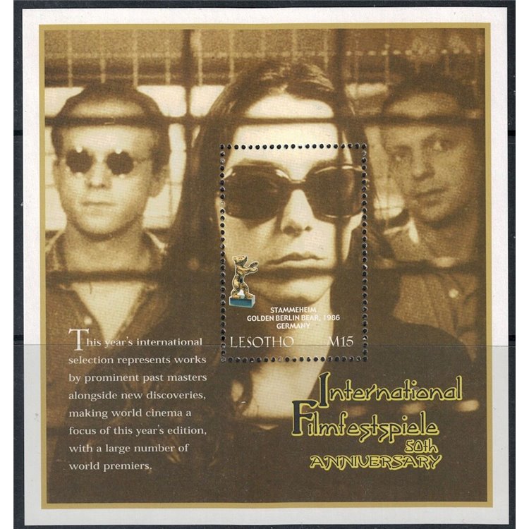 LESOTHO 2000 Festival Internazionale del Film BF MNH**