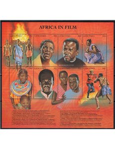 LESOTHO 1998 Film su temi africani 8v MNH**