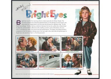 LIBERIA 2000 Shirley Temple (Bright Eyes) 6v MNH**