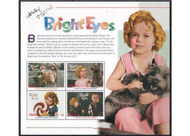 LIBERIA 2000 Shirley Temple (Bright Eyes) 4v MNH**