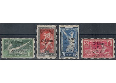 LIBANO 1924 Olimpiadi di Parigi 4v MNH** ©