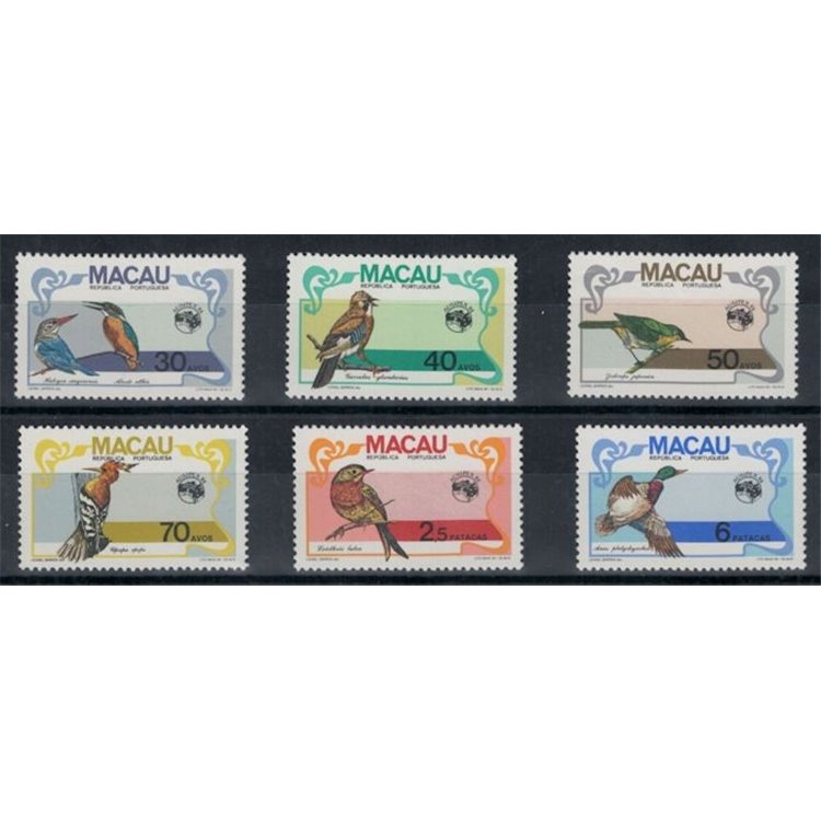 MACAU 1984 AUSIPEX '84 Uccelli 6v MNH**
