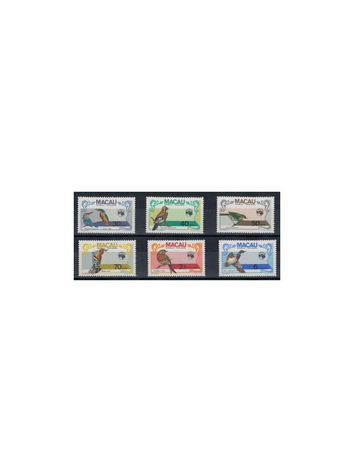 MACAU 1984 AUSIPEX '84 Uccelli 6v MNH**