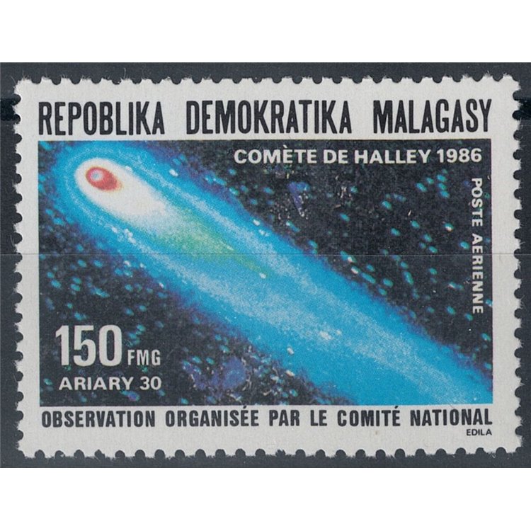 MADAGASCAR 1986 Halley's Comet MNH**