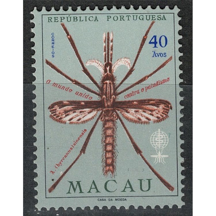 MACAO 1962 Lotta contro la malaria MNH**