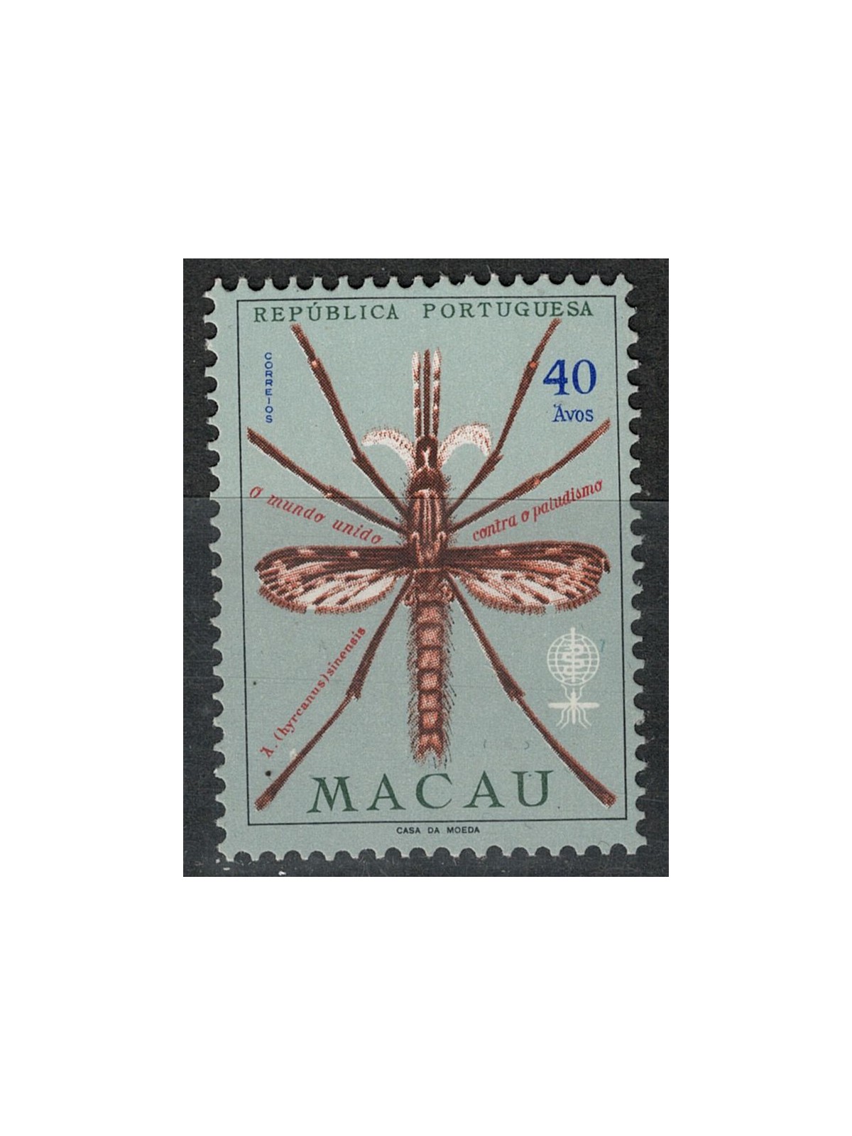 MACAO 1962 Fight against malaria MNH**