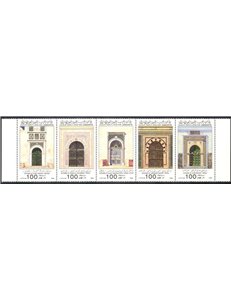 LIBYA 1985 Ancient architecture 5v MNH**