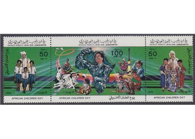 LIBYA 1985 African Children's Day 3v MNH**