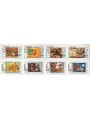 LIBIA 1983 Quadri europei e arabi 8v MNH**