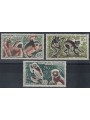 MADAGASCAR 1961 Protezione della fauna, posta aerea 3v MH*