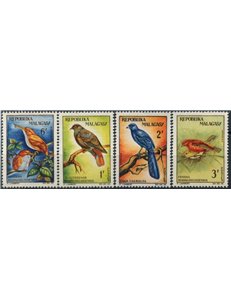 MADAGASCAR 1963 Fauna, birds 4v MNH**