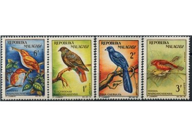 MADAGASCAR 1963 Fauna, uccelli 4v MNH**