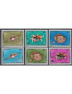 MADAGASCAR 1973 Shells 6v MNH**