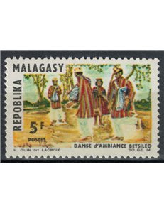 MADAGASCAR 1966 Danza di Betsileo MNH**