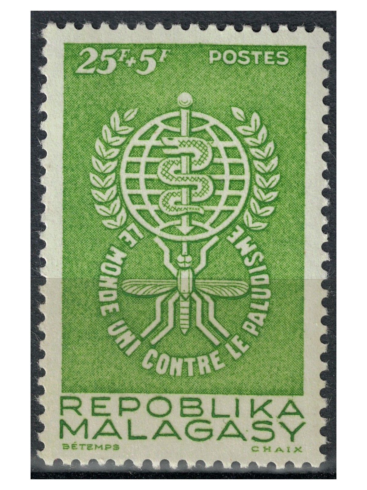 MADAGASCAR 1962 Fight against malaria MNH**
