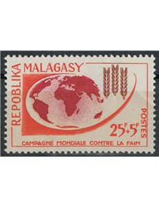 MADAGASCAR 1963 Campaign against hunger MNH**