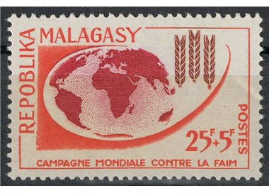 MADAGASCAR 1963 Campagna contro la fame MNH**