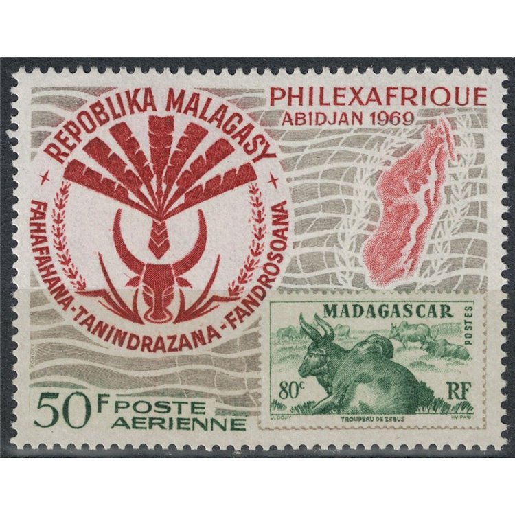 MADAGASCAR 1969 Philexafrique MNH**