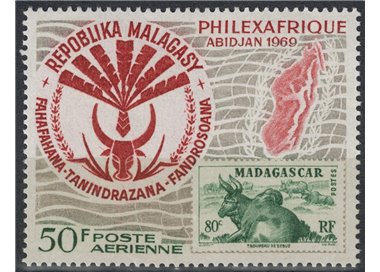 MADAGASCAR 1969 Philexafrique MNH**