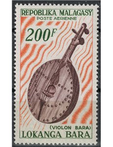 MADAGASCAR 1965 Violon Bara MNH**