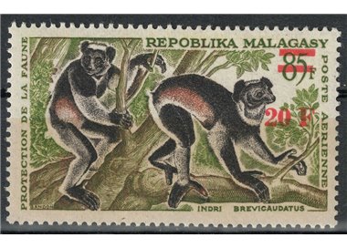 MADAGASCAR 1968 Wildlife Protection, Lemurs MNH**