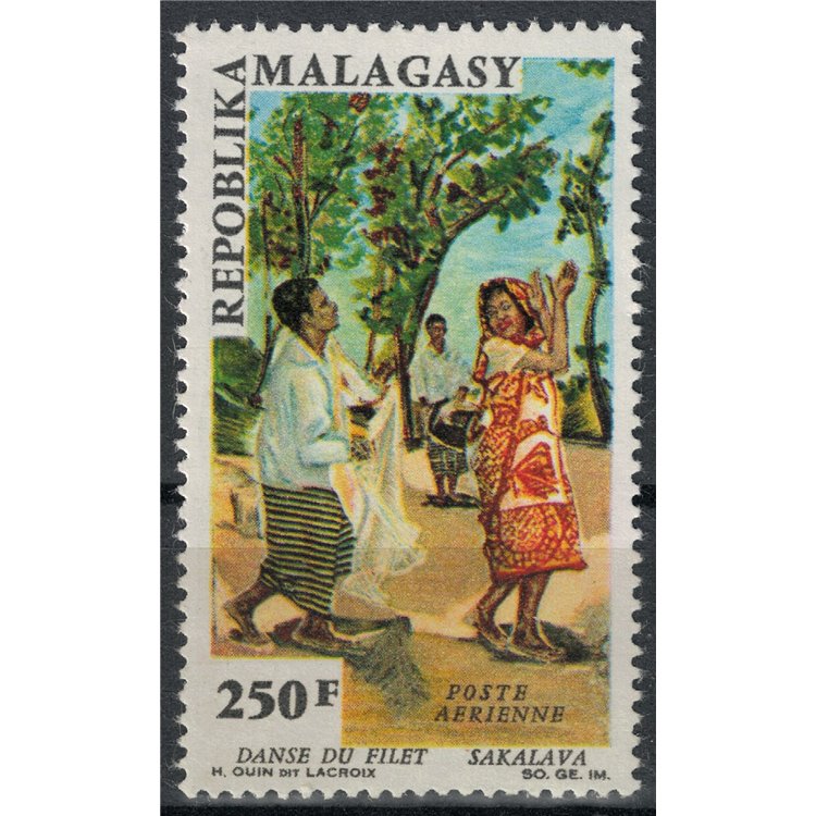 MADAGASCAR 1966 Danza di Sakalava MNH**