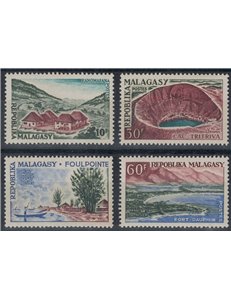 MADAGASCAR 1962 Landscapes 4v MNH**