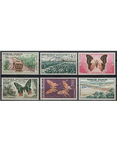 MADAGASCAR 1960 Aspects of Madagascar, airmail 6v MNH**